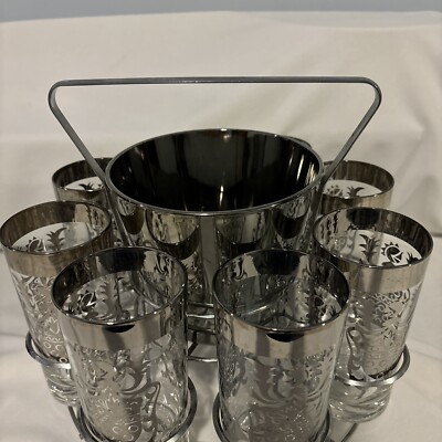 Kimiko Highball Glasses Set of Eight MCM Midcentury Modern  Set of 8 Vintage Kimiko Highball Glasses main image 1