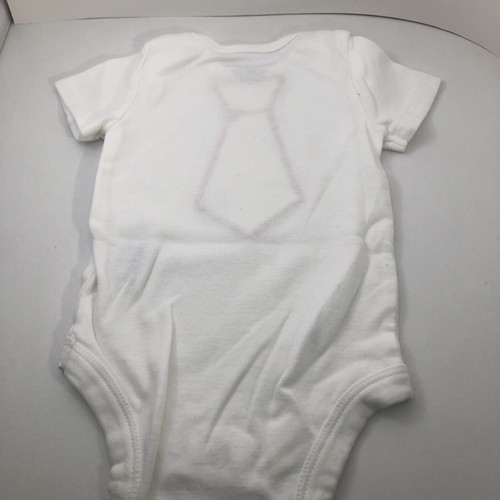 Baby Sz 0-3 Mos T-Shirt snaps at legs With Turtle Tie Appliqué - Picture 3 of 5