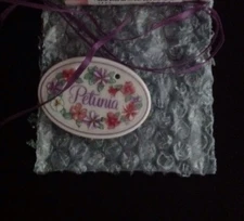 Longaberger 1997 May Series Petunia Tie - On - NIB