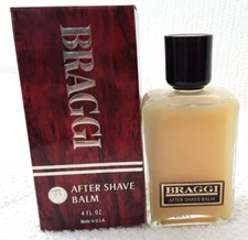BRAGGI After Shave Balm Lotion 4oz Vintage Charles Revson with box