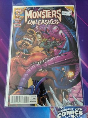 MONSTERS UNLEASHED #4 VOL. 2 HIGH GRADE MARVEL COMIC BOOK CM90-110