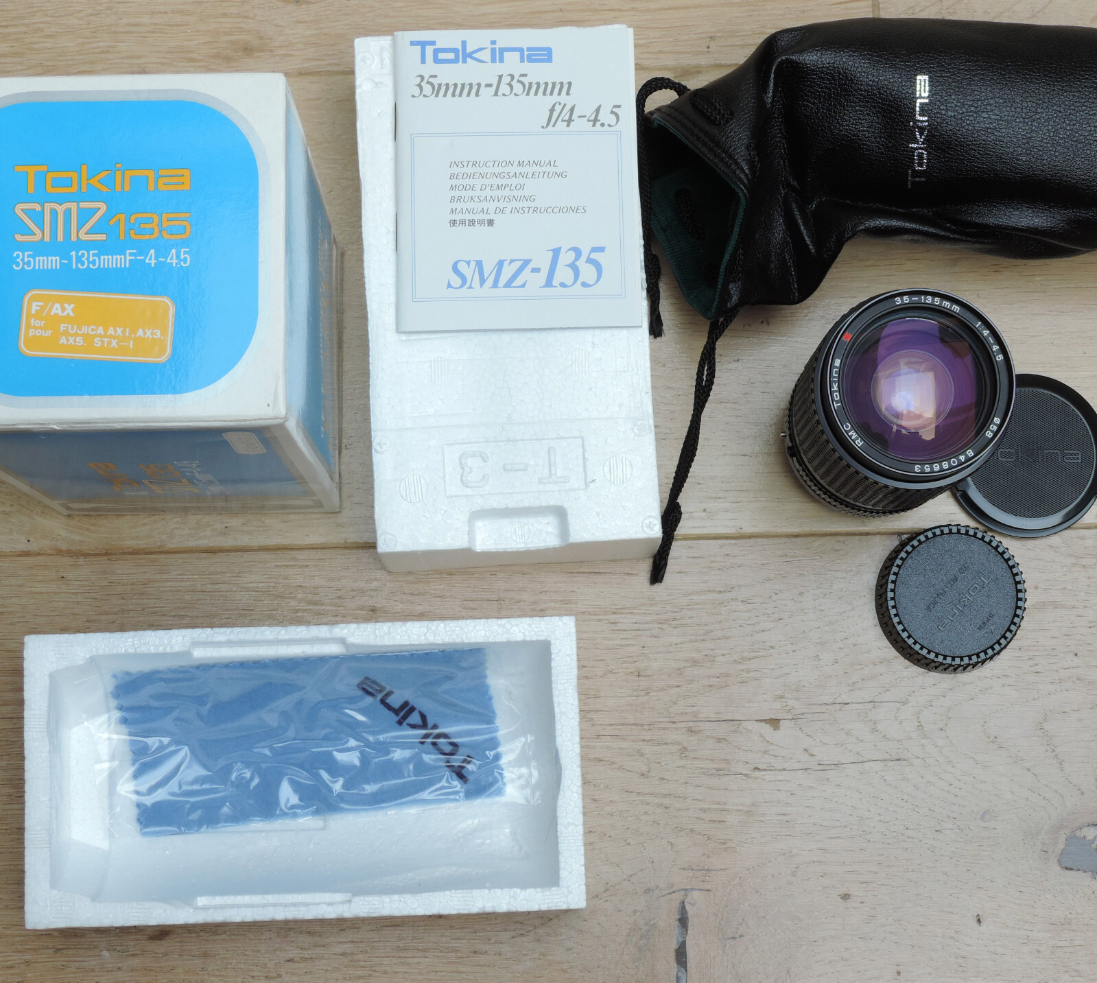 Objectif 35-135 mm Tokina RMC pour remplacer vos focales fixes sur boîtier Fujica