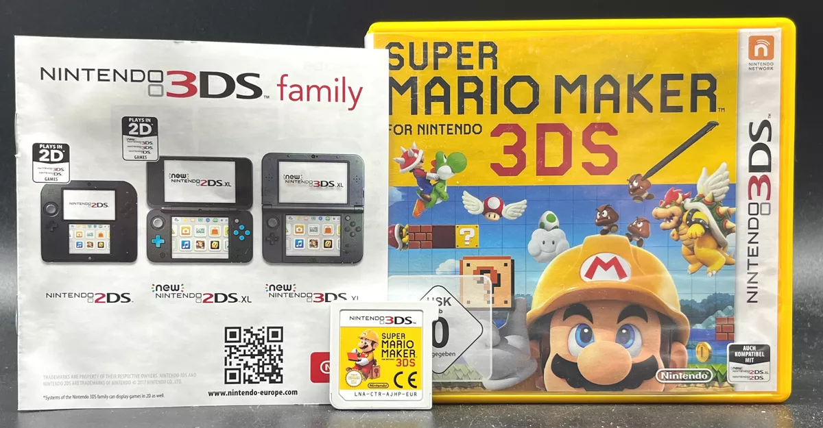 Super mario maker 3ds ebay outlet