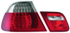 Rückleuchten Set passend für BMW E46 99-03 LED Klarglas/Rot-Weiss Cabrio