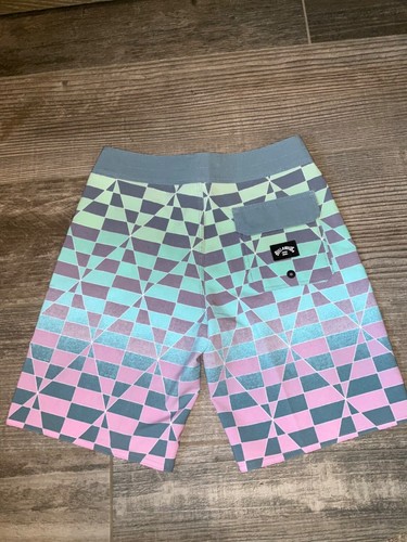 BILLABONG Recycler Sundays Board shorts Boy's size 24/8 Reg NEW Blue/Purple - Picture 3 of 4