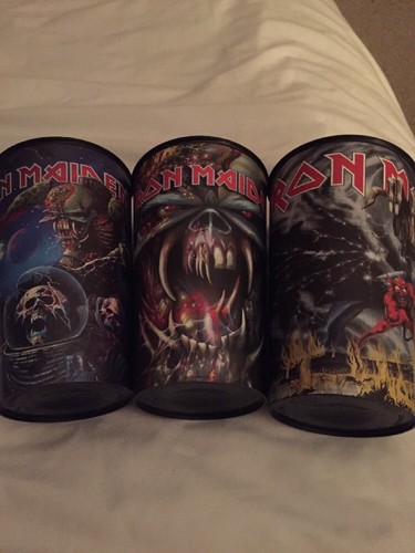 Set Of 3 Iron Maiden Collectible Drinking Cups
