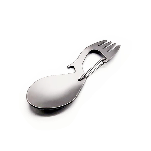 MultiFunctional Spoon Portable Outdoor Camping Tableware Bottle Opener - Picture 7 of 8