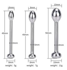 6mm-10mm stainless steel plug urethra stretching urethral dilators urethra
