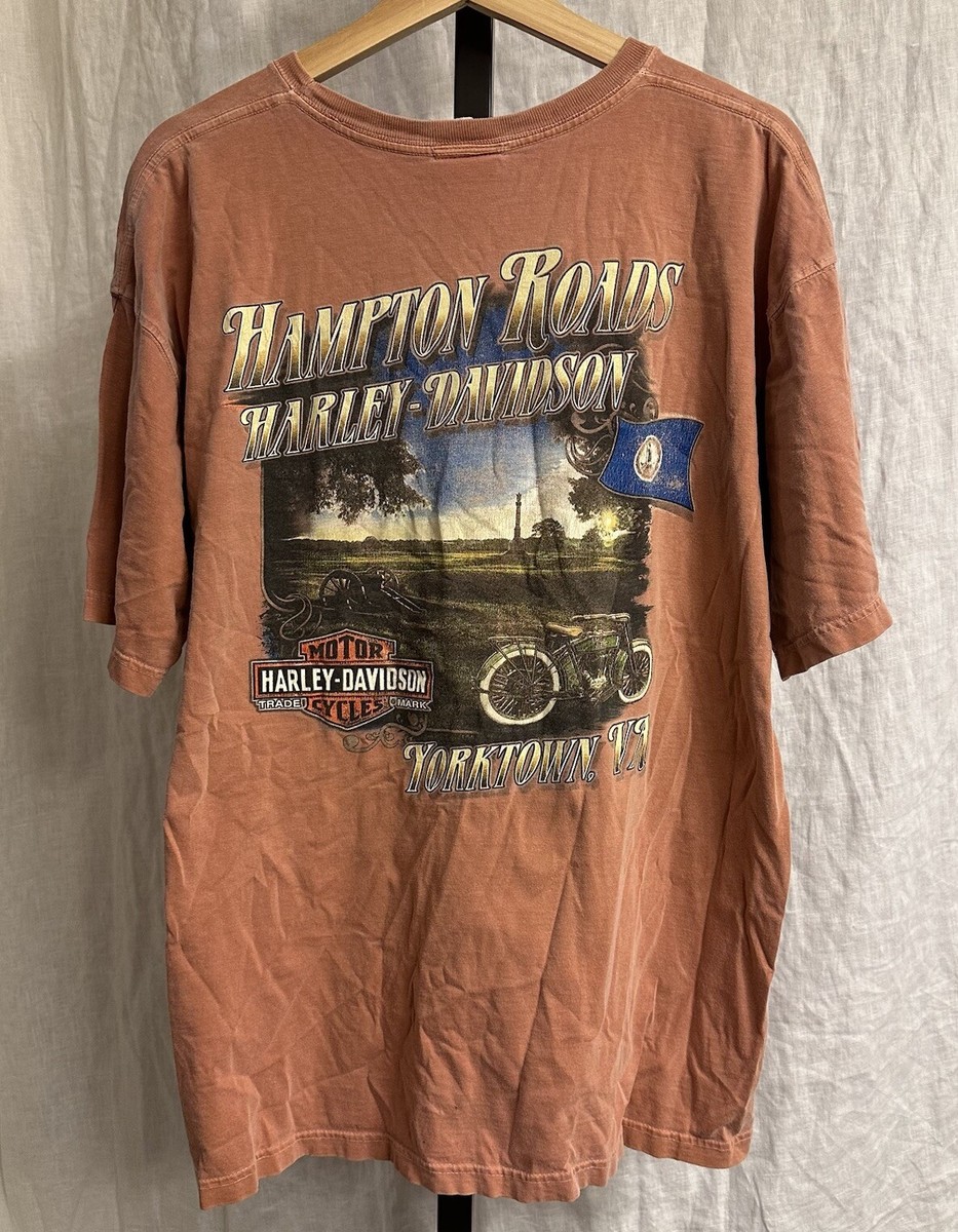 古着　Harley-Davidson Hampton Roads Tシャツ 送料 無料 通販車・バイク・自転車 - 古着 Harley-Davidson