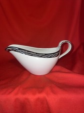 Fukagawa Arita Gravy Boat , Gold Maple Leaf 917 Hand Painted Japan-Estate Find