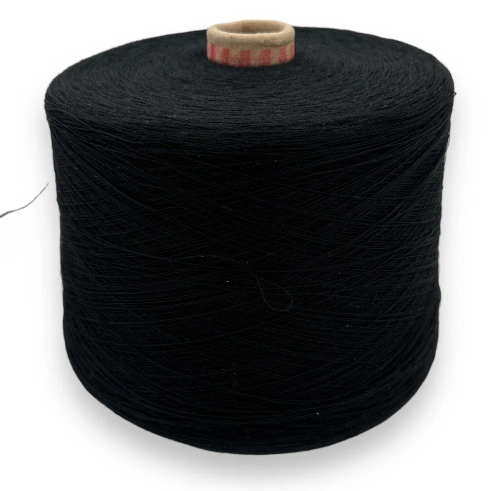 WOLLE HALLE (11,42€/kg) Schwarz 1500gr. Schurwolle / Polyacryl NM 34/1