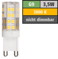 Led-Stiftsockellampe Mcshine, G9, 3,5W, 300Lm, 3000K, Warmweiß G9 - 230V