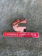 2019-2024 Dodge Ram Front Fender Nameplate 68358491aa Oem Cummins Turbo Diesel