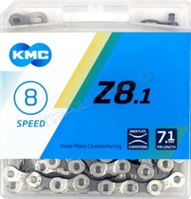 KMC Z8.1 6/7/8 18/21/24 -Speed Bike Chain 116L Road/MTB fits Z72 Shimano SRAM