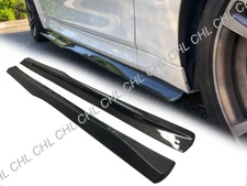 PSM Style Carbon Fiber Side Skirt Extension Lips For 2015-2018 BMW F80 M3 Only