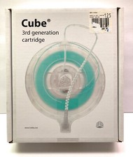 3D Systems Cube ABS BLACK Pro Filament 3rd Gen Cartridge- 391163- 1.75mm NEW