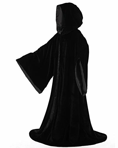 Samtkleid Halloween Mantel schick Cosplay Kostüm - Bild 8 von 39