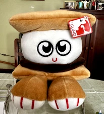 Gund Smores Plush Stuffie Doll Chocolate Marshmallow Graham Cracker NWT 5"T