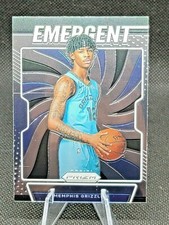 2019 Panini Prizm Emergent Ja Morant RC 17 Memphis Grizzlies