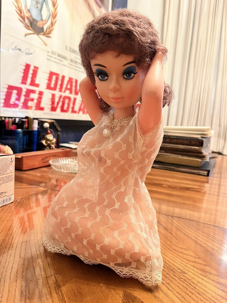 Vintage 50s 60s Nude Sexy Pin Up Girl Vinyl Doll Radio | eBay