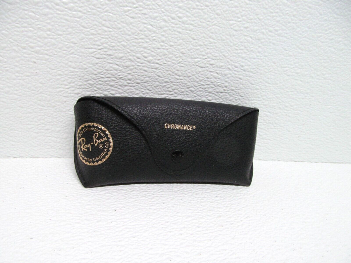 Ray-Ban Black Sunglasses Case Ray-Ban Cases - Eyeglass Black Semi-Gloss Hard (M), w/Cloth  main image 2