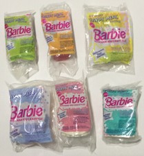 McDONALD'S HAPPY MEAL TOY 1992 BARBIE SET W HAIR YOU CAN 6 PIECES