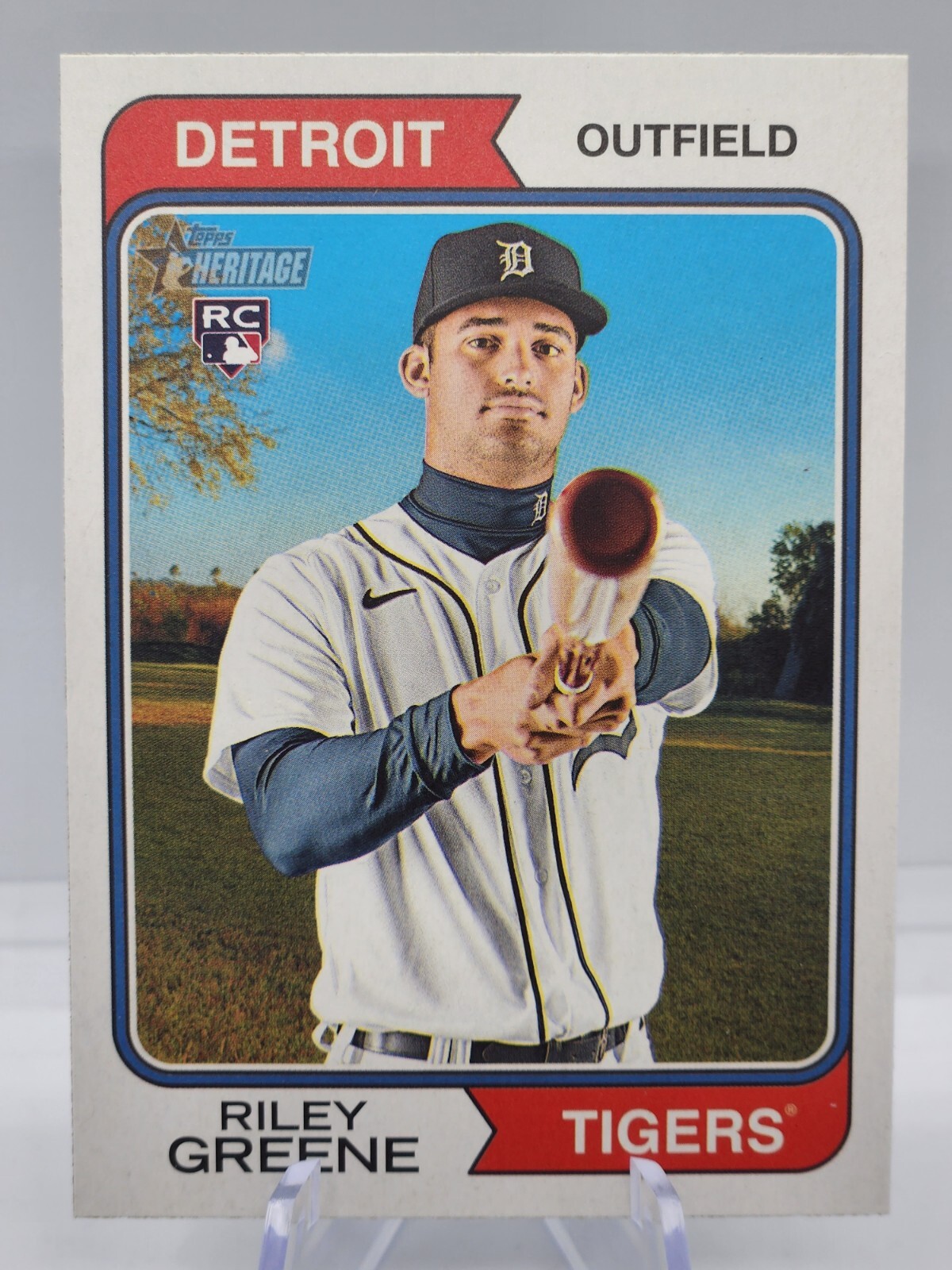 2023 Topps Heritage RILEY GREENE #48  Rookie!!  MINT!