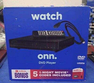 onn. DVD Player with HDMI cable and comes with remote. Tested! SKU#69
