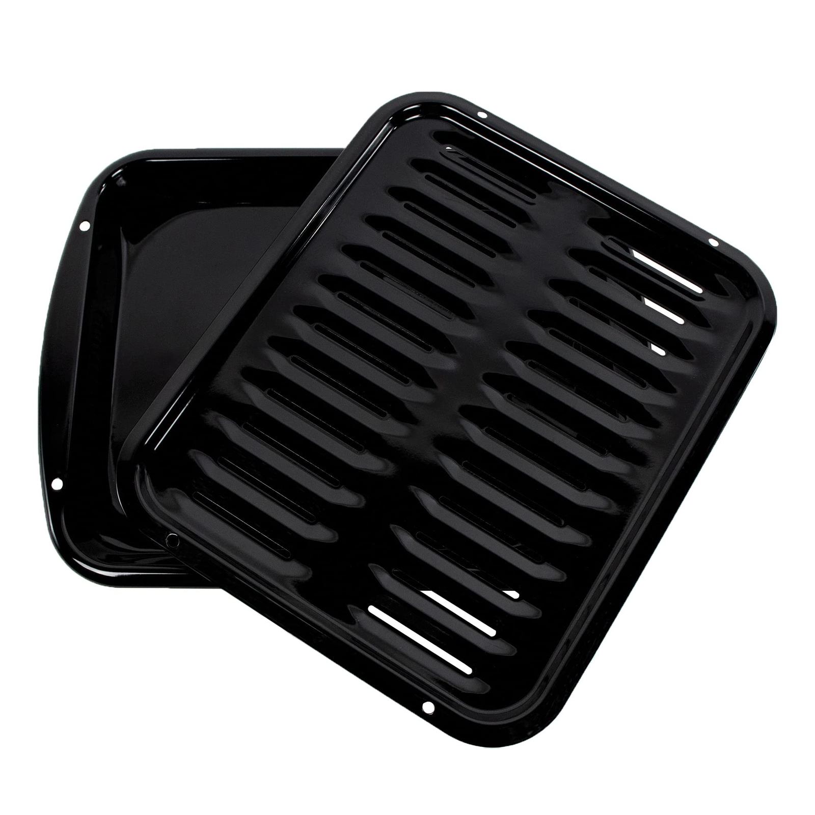 Certified Appliance Accessories SPL50016 Large 2-Piece Broiler Pan & Grill Se...