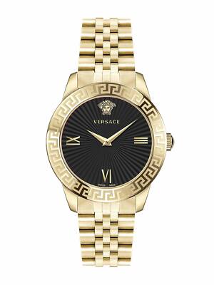Versace Damen Armbanduhr  Greca Signature 38 mm Greca-Signatur auf dem Gehäuse A
