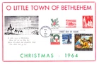 Hammond Maxi Card FDC #1254 Xmas Flowers Holly Combo US Canada NZ OZ 1964