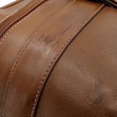 Gucci 70's Travel Garment Bag Trunk Business Leather 42x71x21cm pre-owned - Picture 8 of 10