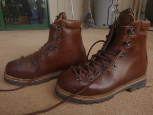 handmade hiking boots