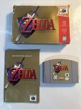 Legend of Zelda: Ocarina of Time (Nintendo 64, 1998) N64 CIB Complete TESTED