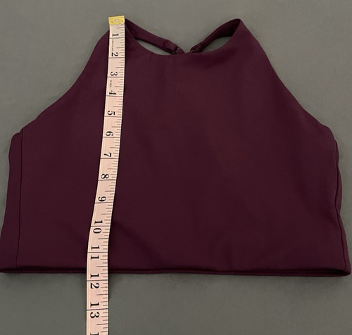 Girlfriend Collective Athletic Topanga Sports Halter Bra top Purple Size Medium - Picture 11 of 11