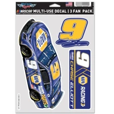 Chase Elliott 2025 Wincraft #9 NAPA Multi Use Decal Sheet(3Pc)
