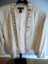 Ladies Plus Size 2x Silk Jacket,wedding Cruise,evening Wear.new Wot.