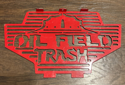 Polaris ~ Rzr ~ Grill ~ 570/800 ~ Steel ~ Red ~ Oil Field Trash