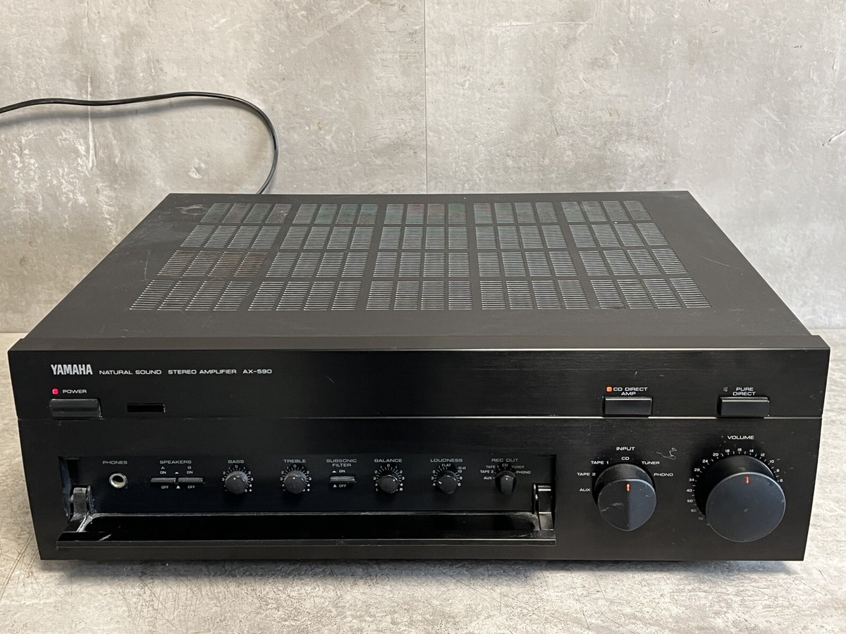 【美品】YAMAHA AX-590 プリメインアンプ AX-590｜ヤマハ YAMAHA AX-590 プリメインアンプ｜中古品｜修理