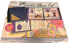 Scrapbook 12x12  Album KIT. Acid Free. Open Box. Post Bound. Age Youth - Adult