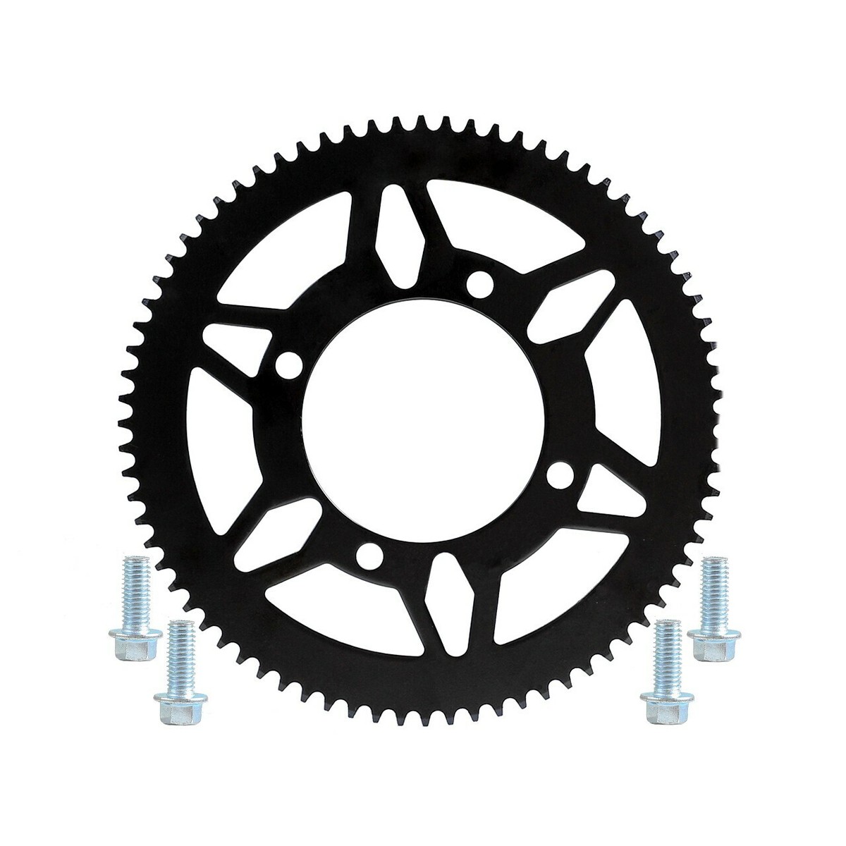 TECTRON　テクトロン　トランス搭載　TSG-420-5 サウンドパーツ製 219H 76T Tooth 76mm Rear Chain Sprocket For Racing Go Kart ATV