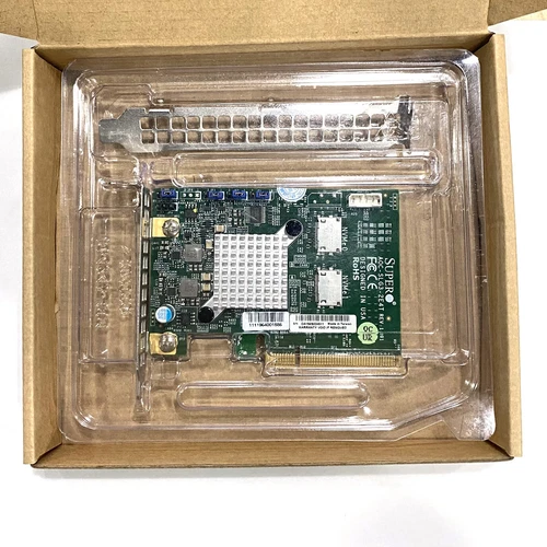 Supermicro AOC-SLG3-2E4T dual-Port Gen-3 Internal NVMe Host Bus Adapter