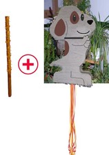 Dog Wolf Perro kids Pinata Pi ata Happy Birthday Pull String or Hit Handmade