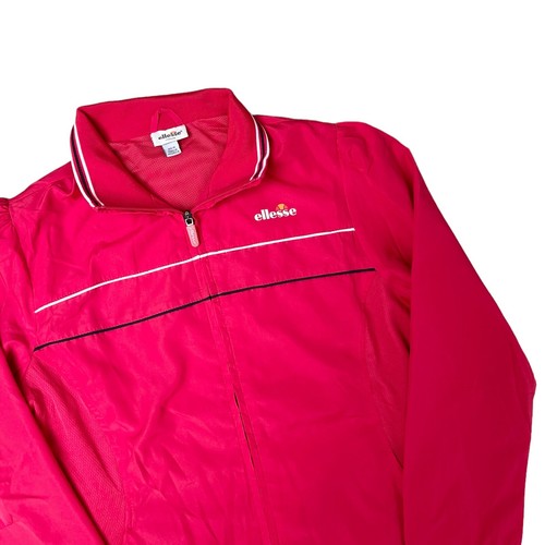Ellesse Women’s Pink Windbreaker Jacket Zip Up Size Medium 10 - Picture 2 of 4