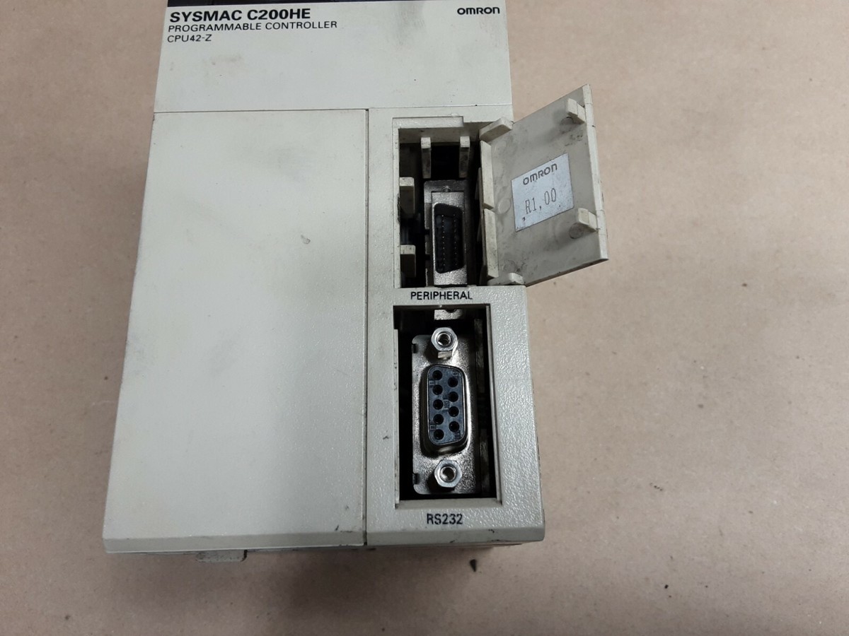 OMRON SYSMAC C200HE PROGRAMMABLE CONTROLLER CPU UNIT C200HE OMRON SYSMAC C200HE PROGRAMMABLE CONTROLLER CPU UNIT C200HE
