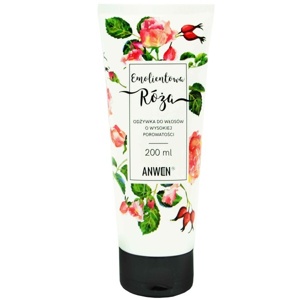 Anwen Emollient Rose Conditioner 200Ml SpüLung FüR Sehr PoröSes Haar, Anti-Frizz-image