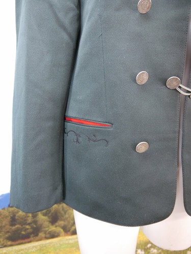 Distler Original grün mit Stickerei und Münzknöpfen Trachtenjacke Jacke Gr.26/52 - Bild 3 von 6