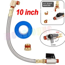 10Inch Tube, Extended Tank Drain Assembly Kit for Air Compressor 1/4'' NPT  Hose