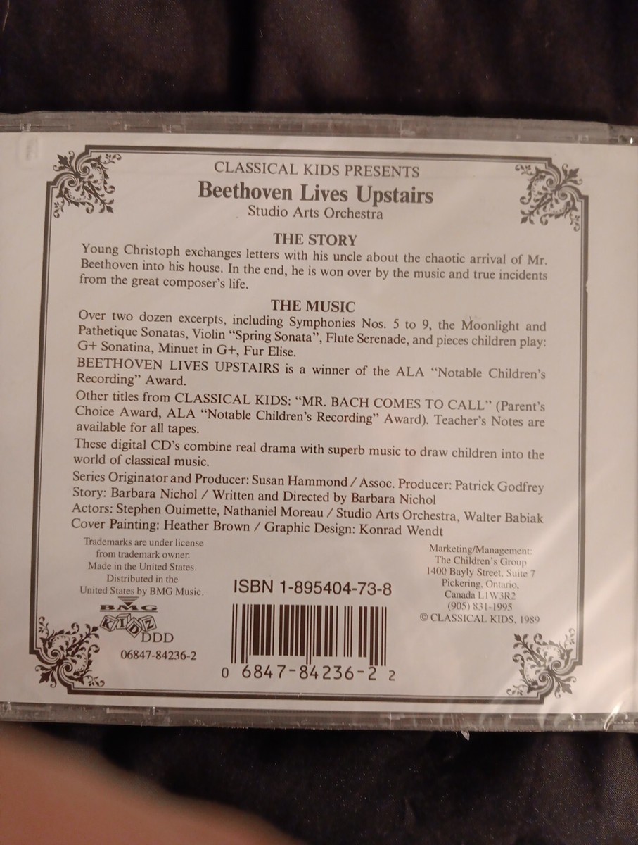 Beethoven Lives Upstairs Storey and Music Classical Kids CD
