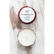 Via Mercato Natale Mini Candle 3 Oz - Winter Berry